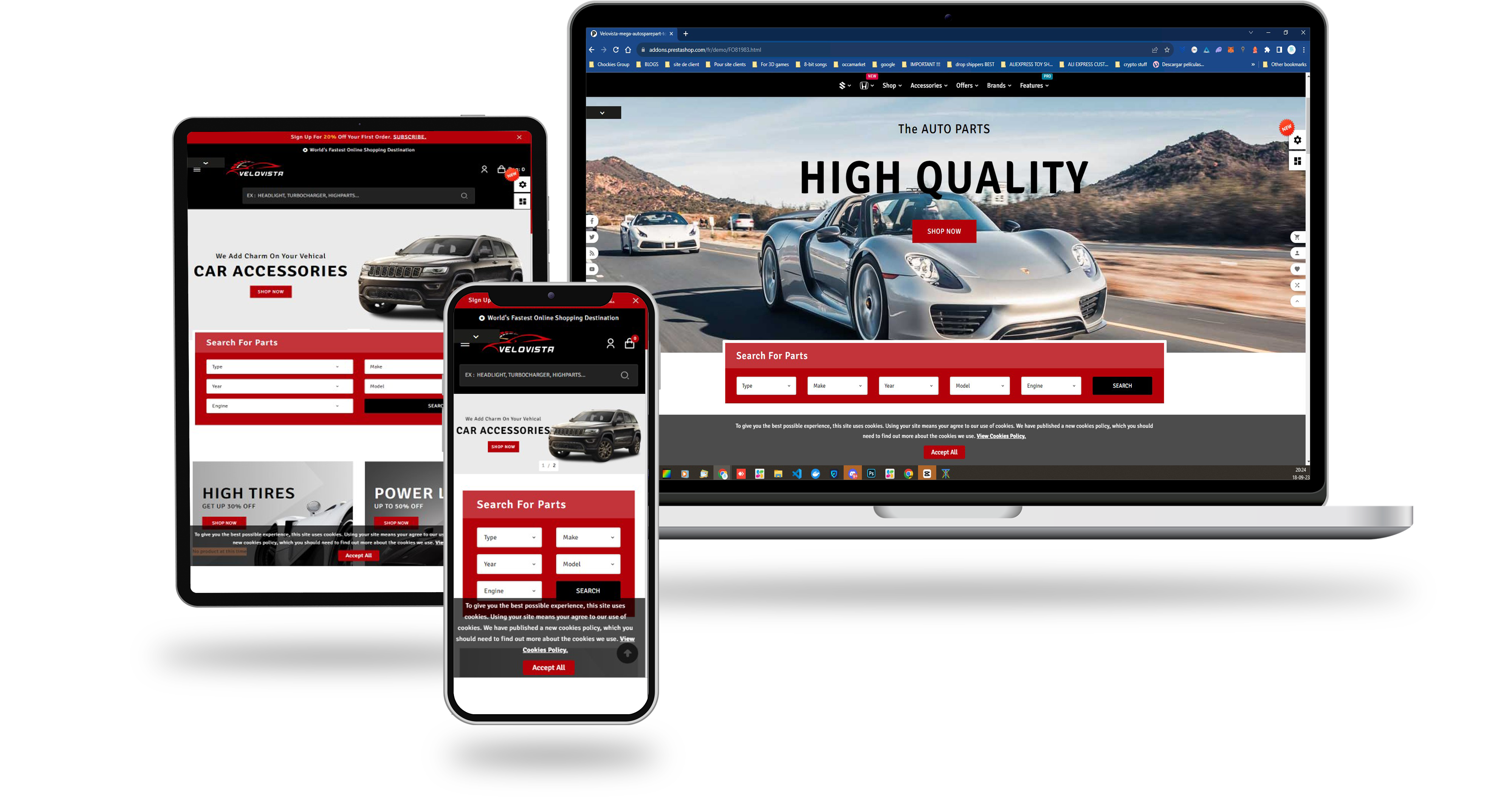 Chockies Web Agency specializes in crafting responsive websites that adapt seamlessly to all devices. Our web design expertise ensures a user-friendly experience for all visitors, whether on desktops, laptops, tablets, or smartphones. Elevate your online presence with our responsive web solutions today!